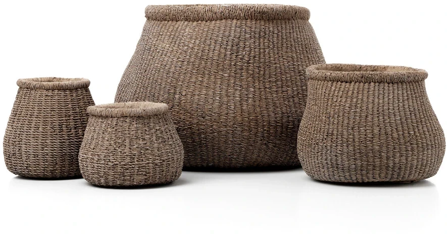 Bazaar Gėlių vazonas 23,5x25x19 cm rudas betonas