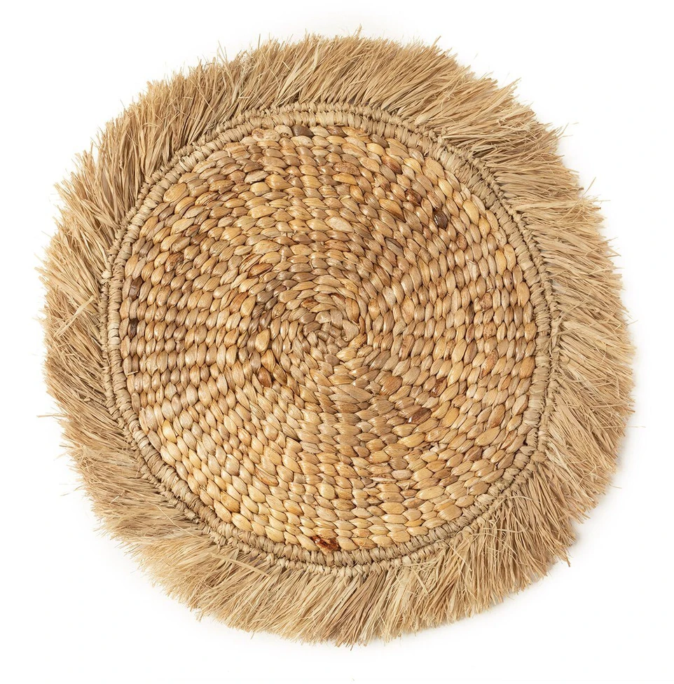 Bazaar Kėdų uždanga, vandens hiacintas rafija, 0,45x0,45 m, natūrali