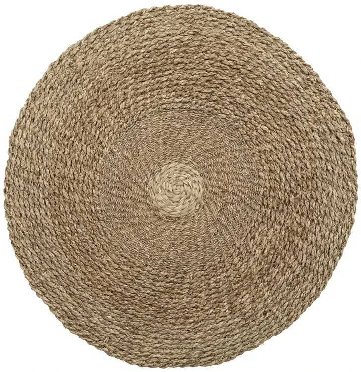 Bazaar Kilimas, Mekongo upė, 90x90 cm, Natūralus