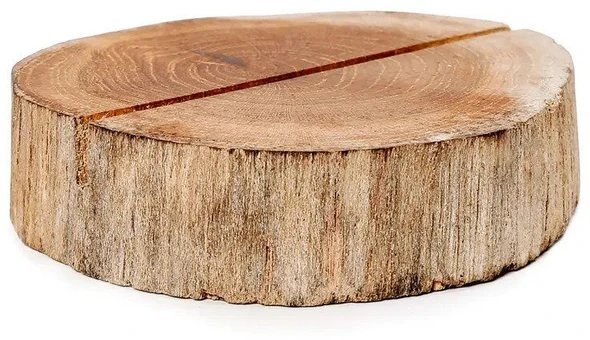 Bazaar Kortelių laikiklis, tika šaknis, 0,07x0,07x0,02 m, rudas