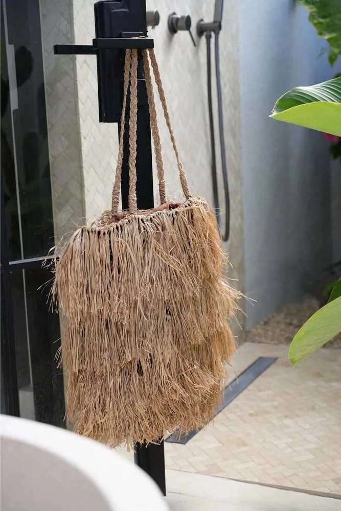 Bazaar Krepšys, Raffia Bahamas, 0,15x0,32x0,4 m, Natūralus