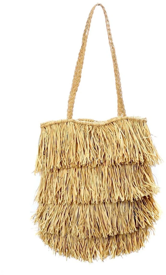 Bazaar Krepšys, Raffia Bahamas, 0,15x0,32x0,4 m, Natūralus