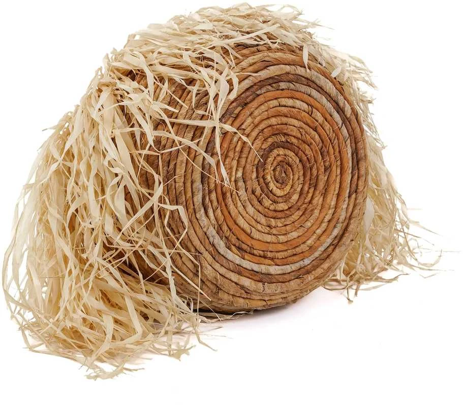 Bazaar Krepšys, Rafija, 0,33x0,33x0,27 m, Natūralus