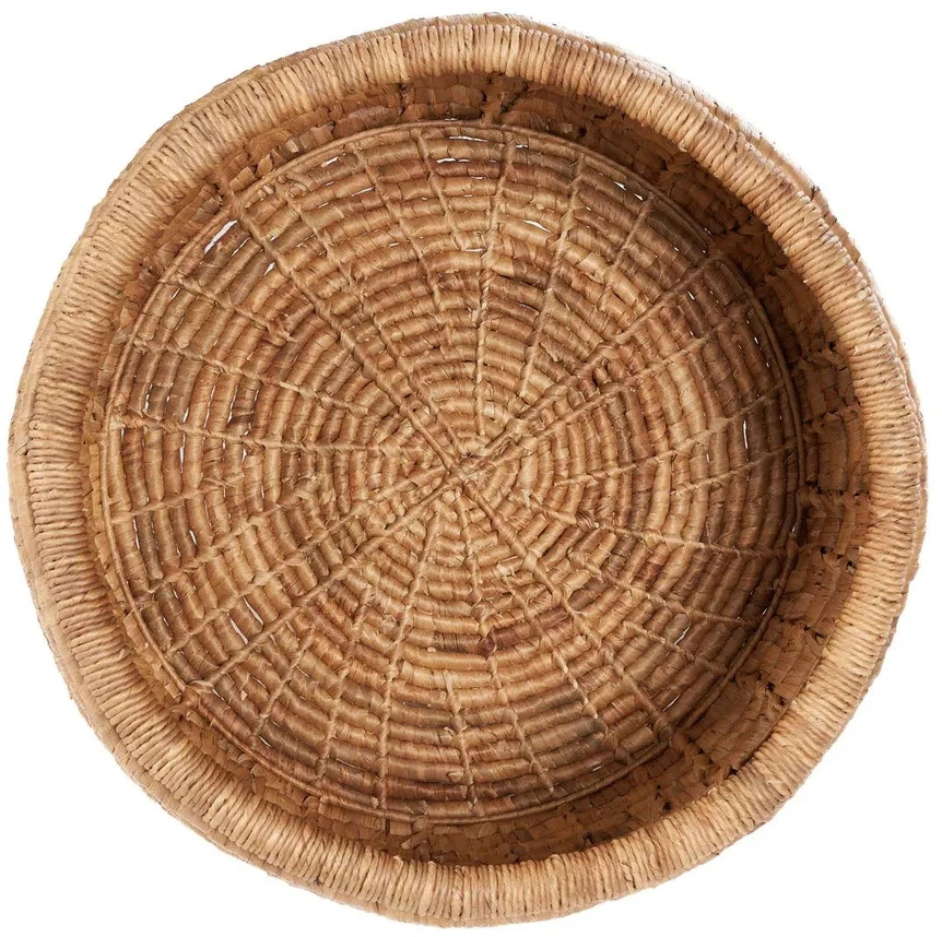 Bazaar Krepšys, The Sarvatah, 60x60x29 cm, Natūralus, Banano lapai