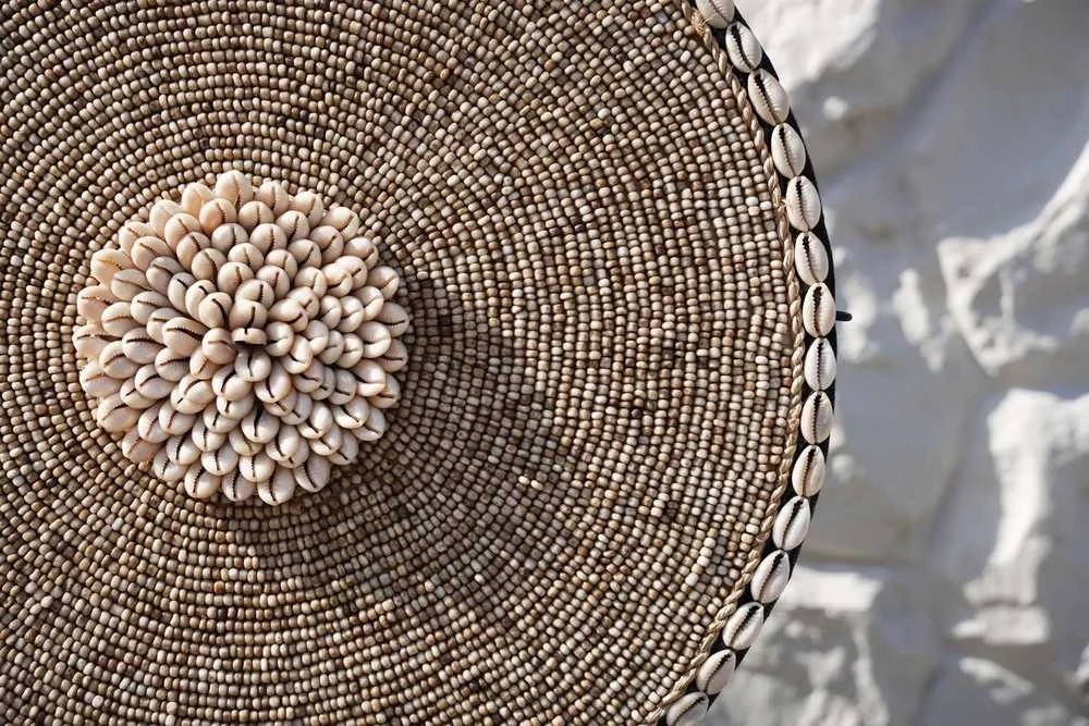 Bazaar Kriauklė, Gvadelupa, 10x40 cm, Balta
