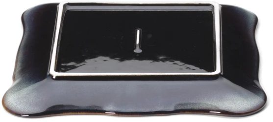 Bazaar Lėkštė, 20.5x21.5x2 cm, pilkai ruda, keramika