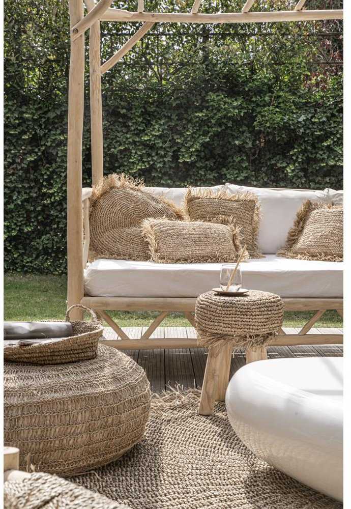 Bazaar Lėkštė, aštuonkampė iš tėkmedžio šaknies, 0,14x0,14 m, ruda