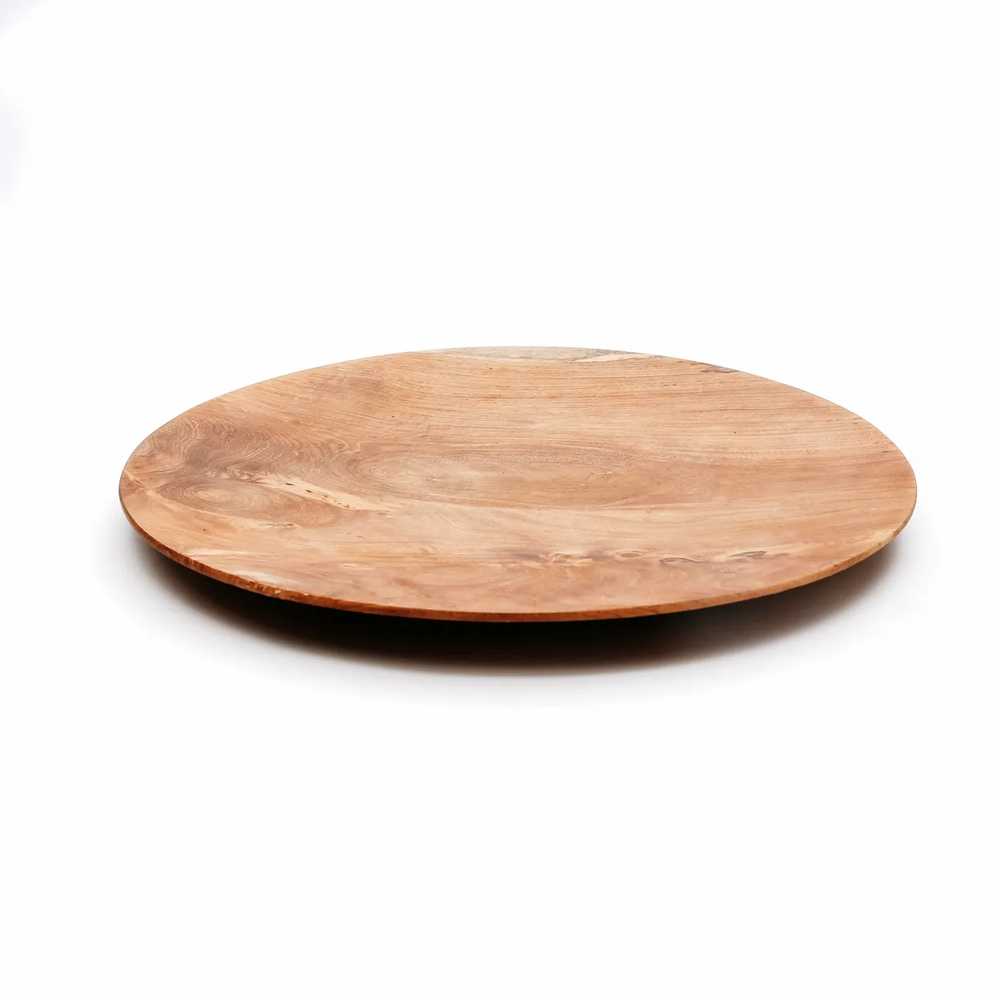 Bazaar Lėkštė, aštuonkampė iš tikrosios tikmedžio šaknies, 0,24x0,24 m, natūrali