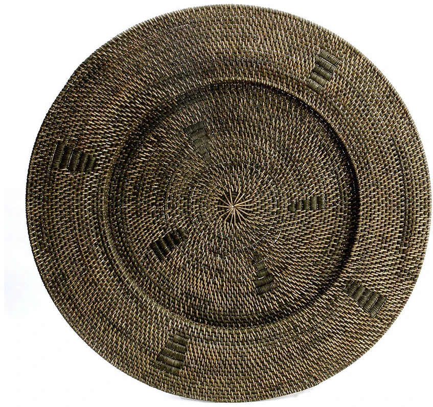 Bazaar Lėkštė, gelsvas, 0,8x0,8 m, ruda