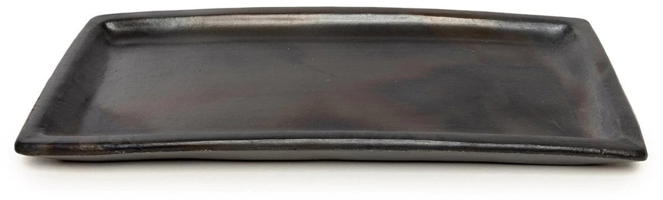 Bazaar Lėkštė, Sudegintas Sushi, 17x36 cm, Juoda