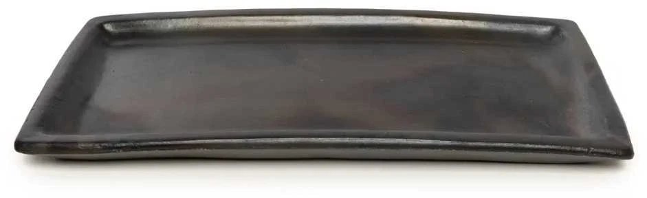 Bazaar Lėkštė, Sudegintas Sushi, 17x36 cm, Juoda