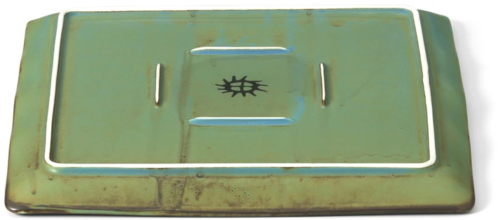 Bazaar Lėkštė, The Lagoon Square Plate, 25x25x2.5 cm, mėlyna, keramika