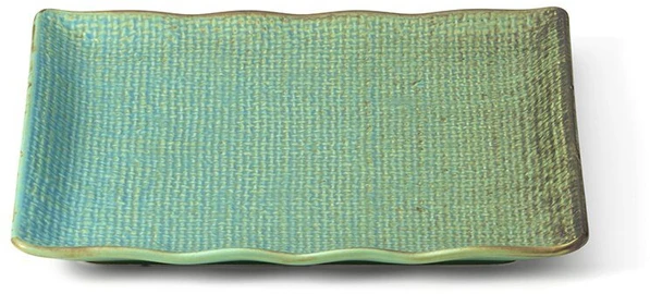 Bazaar Lėkštė, The Lagoon Square Plate, 20x20x2.5 cm, mėlyna, keramika