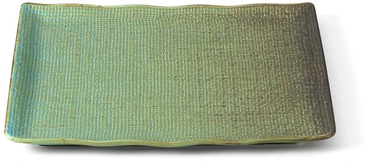 Bazaar Lėkštė, The Lagoon Square Plate, 25x25x2.5 cm, mėlyna, keramika