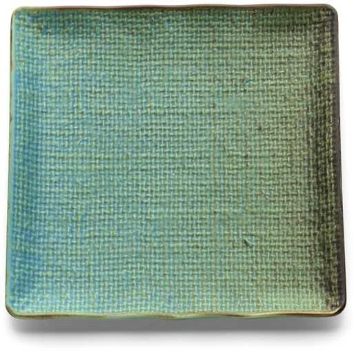 Bazaar Lėkštė, The Lagoon Square Plate, 20x20x2.5 cm, mėlyna, keramika