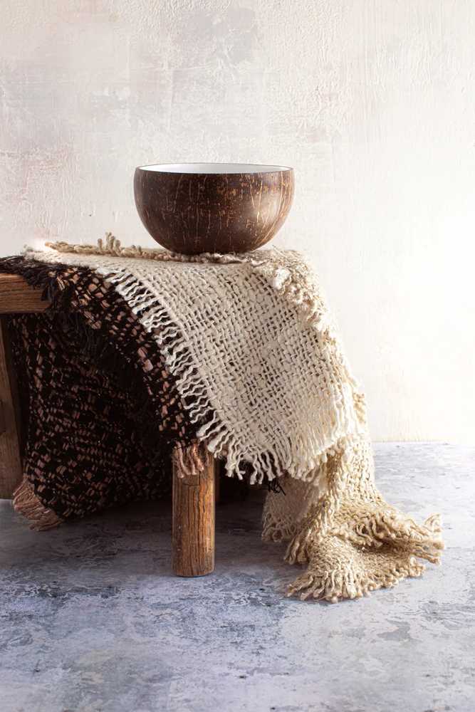 Bazaar Maisto dubuo, Kokoso pluoštas, 451.43 cm, Balta
