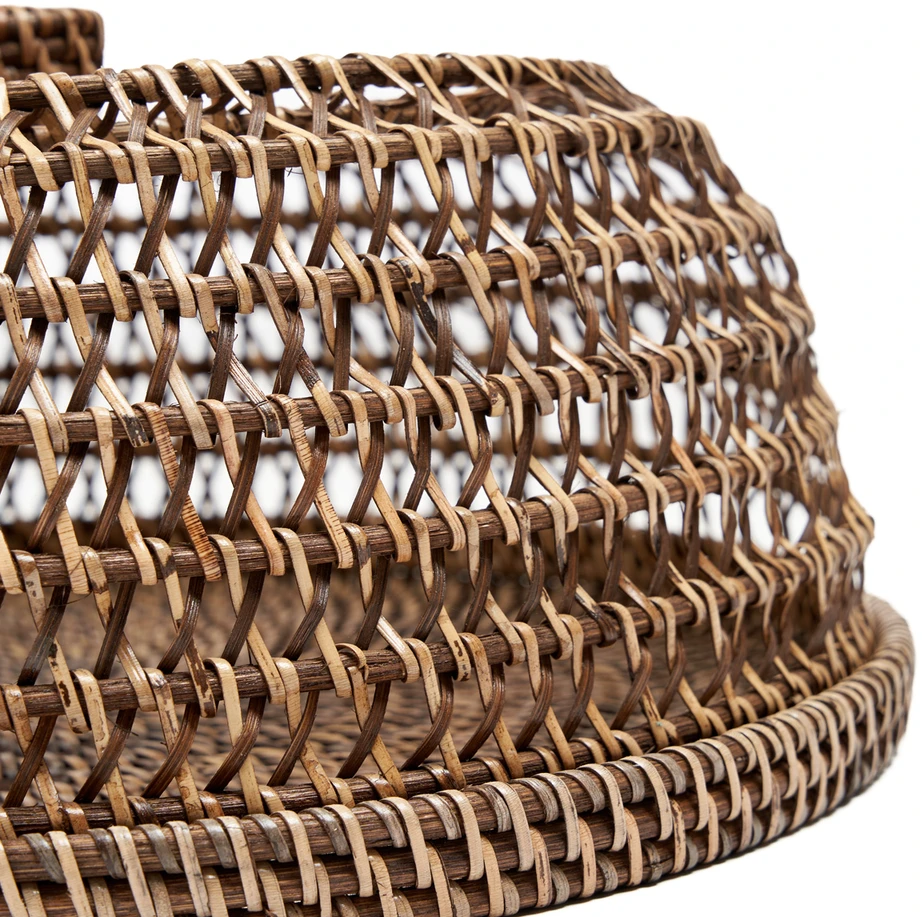 Bazaar Maisto gaubtas, 37x37x18 cm, rudas, rotangas
