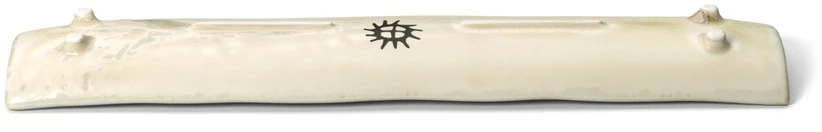 Bazaar Padėklas Da Rocha 8x39x3 cm baltas, keramika