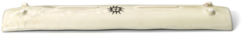 Bazaar Padėklas Da Rocha 8x39x3 cm baltas, keramika