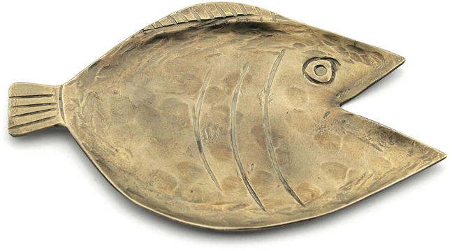Bazaar Padėklas, Dori, 7.5x13.5x1 cm, Auksinė, Žalvaris