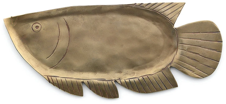 Bazaar Padėklas, The Catch of the Tray - L, 12x27x1 cm, auksinis