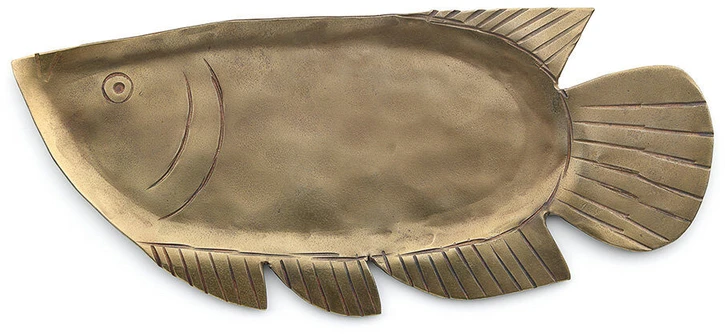 Bazaar Padėklas, The Catch of the Tray - L, 12x27x1 cm, auksinis
