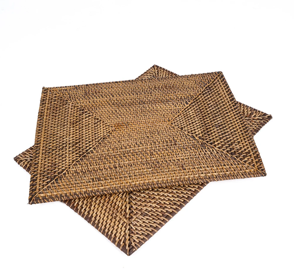 Bazaar Padėkliukas 40x30x1,5 cm rudos spalvos rotangas