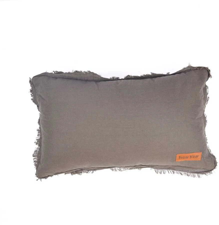 Bazaar Pagalvėlės užvalkalas 30x50 cm pilkas linas