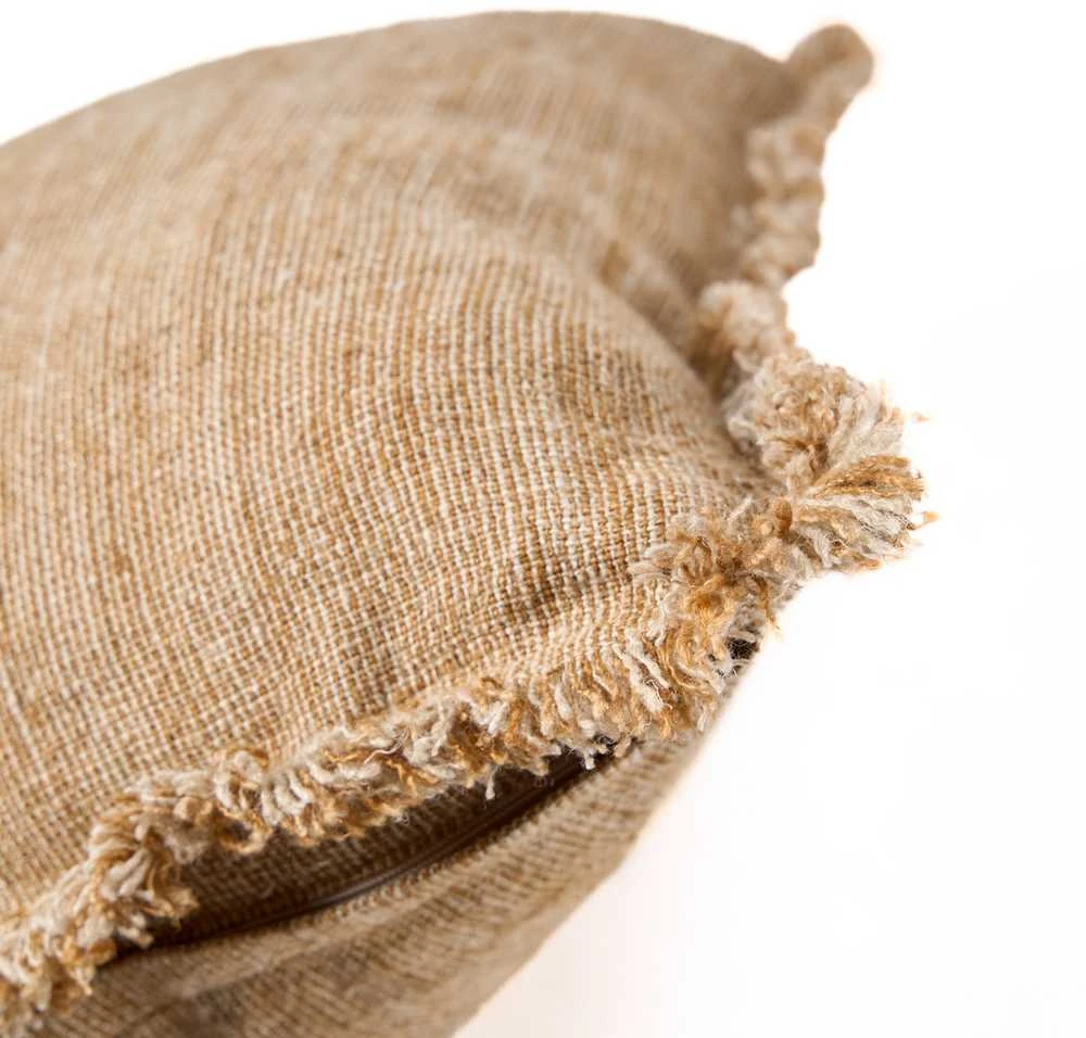 Bazaar Pagalvėlės užvalkalas 50x50x2 cm rudos spalvos linas