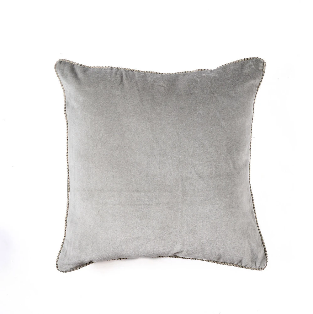 Bazaar Pagalvėlės užvalkalas 50x50x2 cm pilkas veliūras
