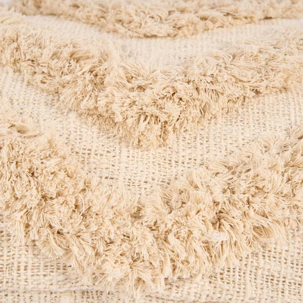 Bazaar Pagalvėlės užvalkalas 60x35x2 cm kreminės spalvos medvilnė