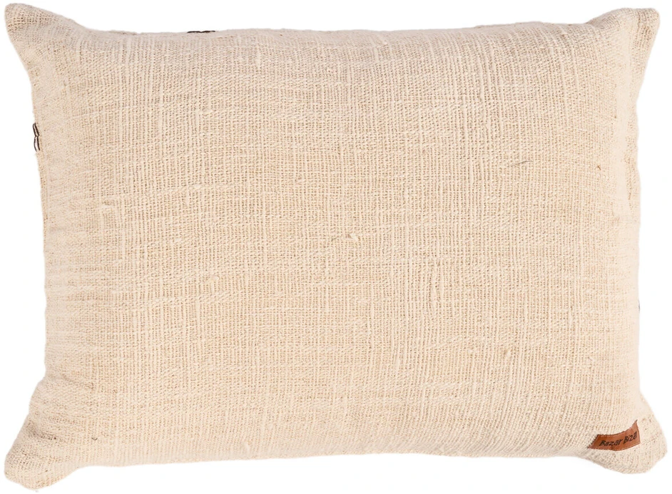 Bazaar Pagalvėlės užvalkalas 70x50x2 cm kreminės spalvos medvilnė