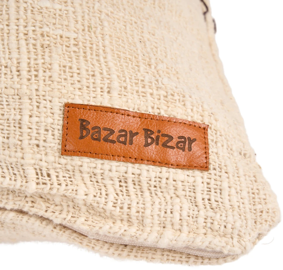 Bazaar Pagalvės užvalkalas 70x50x2 cm rudas medvilnė