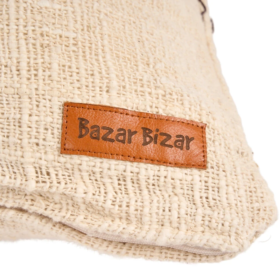 Bazaar Pagalvės užvalkalas 70x50x2 cm rudas medvilnė