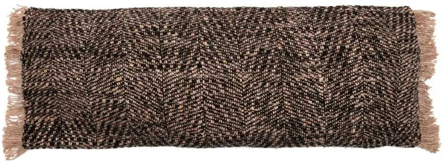 Bazaar Pagalvės užvalkalas, Oh Mano Dieve, 35x100 cm, Juoda varis