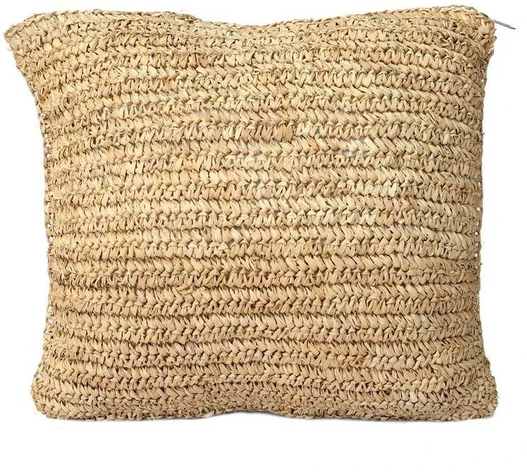 Bazaar Pagalvės užvalkalas, Raffia Flores, 40x40 cm, Natūralus