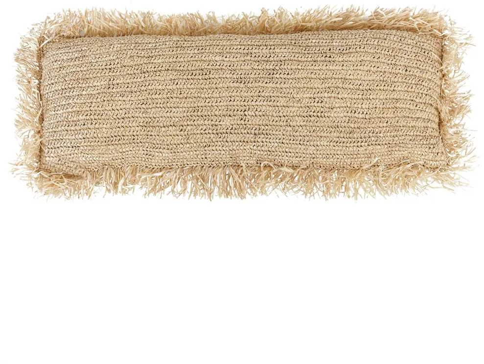 Bazaar Pagalvės užvalkalas, Rafija, 35x100 cm, Natūrali