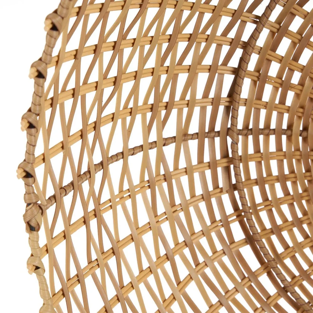 Bazaar Pakabinamas šviestuvas, The Cloche, 60x60x27 cm, natūralus, rotangas