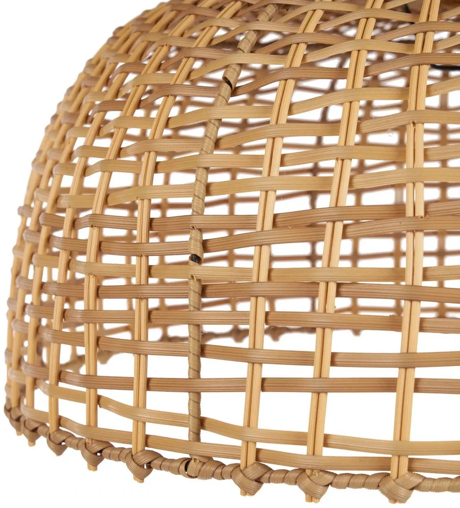 Bazaar Pakabinamas šviestuvas, The Cloche, 60x60x27 cm, natūralus, rotangas