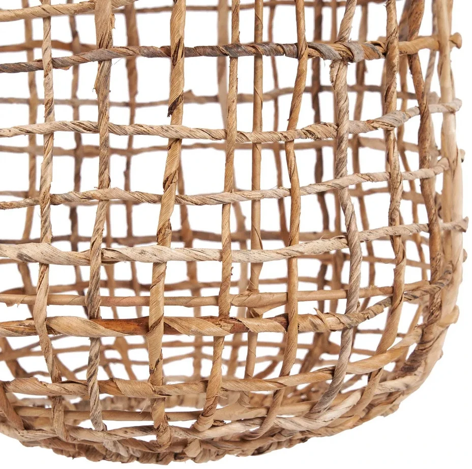 Bazaar Pakabinamas šviestuvas, The Kuso, 30x30x57 cm, natūralus, bananų lapai