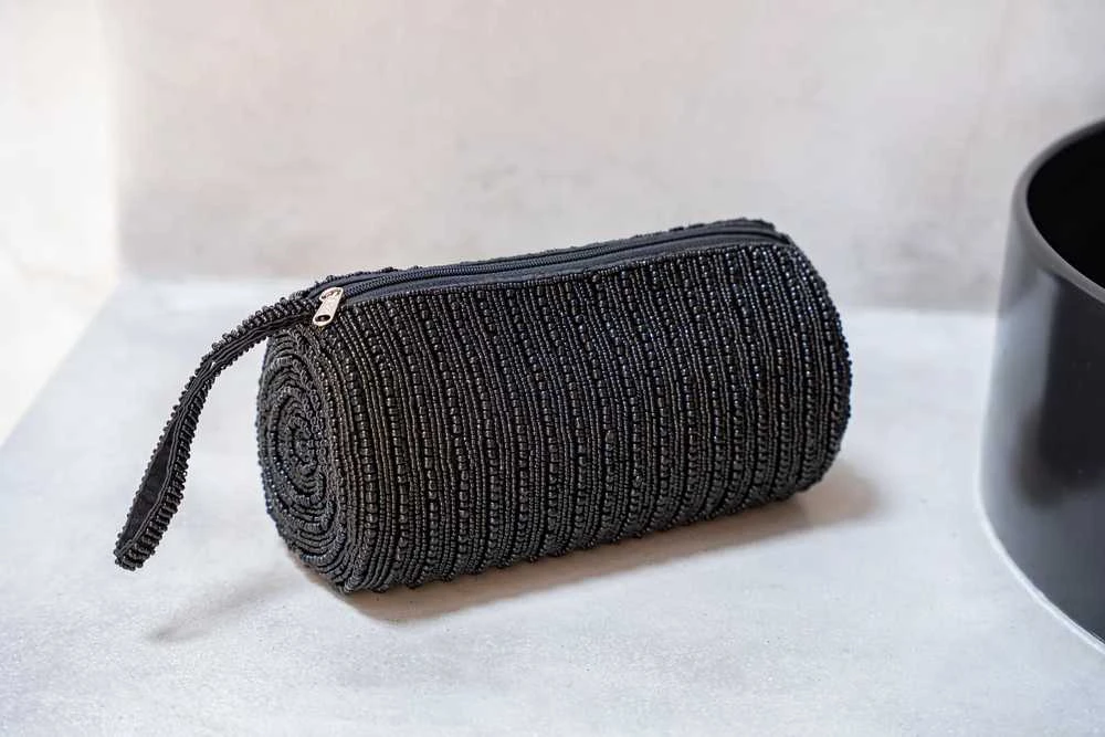 Bazaar Pieštukų dėklas, juodas, 0,1x0,2x0,1 m, juodas