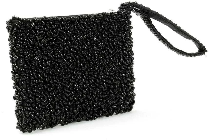 Bazaar Piniginė, juodoji perla, 0,1x0,14x0,02 m, juoda
