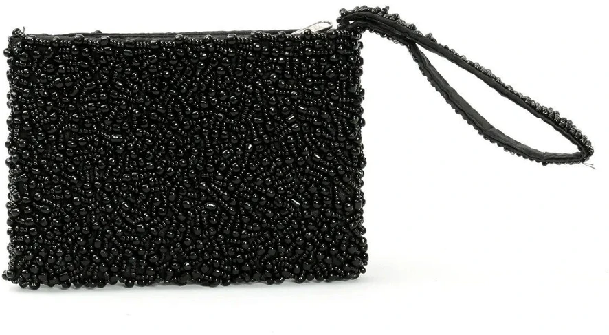Bazaar Piniginė, juodoji perla, 0,1x0,14x0,02 m, juoda