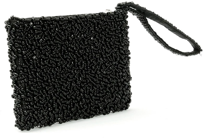 Bazaar Piniginė, juodoji perla, 0,1x0,14x0,02 m, juoda