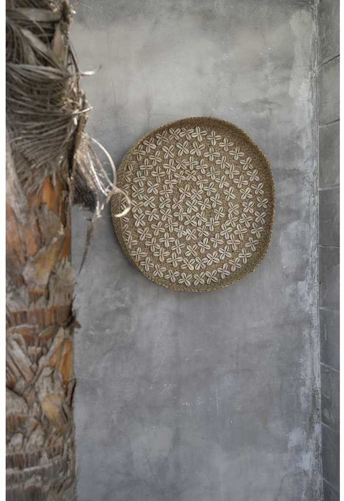 Bazaar Plokštė, Costa Shell, 0,42x0,42x0,06 m, Natūraliai baltos spalvos