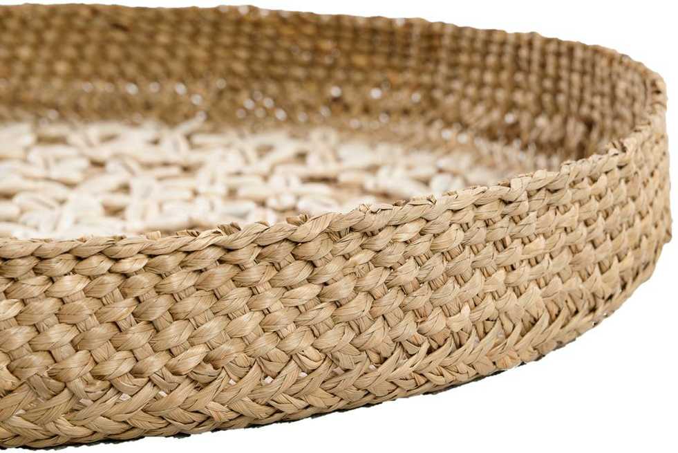 Bazaar Plokštė, Costa Shell, 0,42x0,42x0,06 m, Natūraliai baltos spalvos