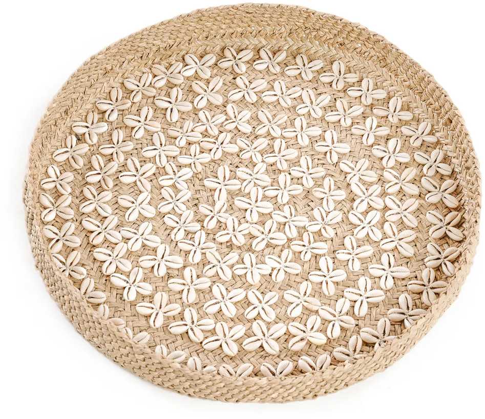 Bazaar Plokštė, Costa Shell, 0,42x0,42x0,06 m, Natūraliai baltos spalvos