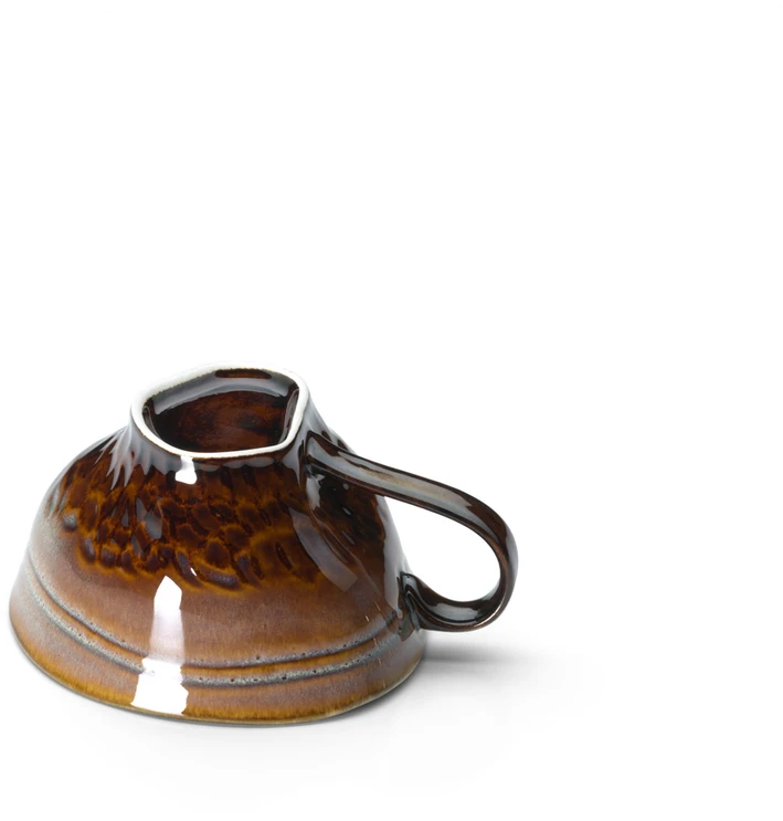 Bazaar Puodelis, 11x13.5x6.2 cm, ruda pilka, keramika