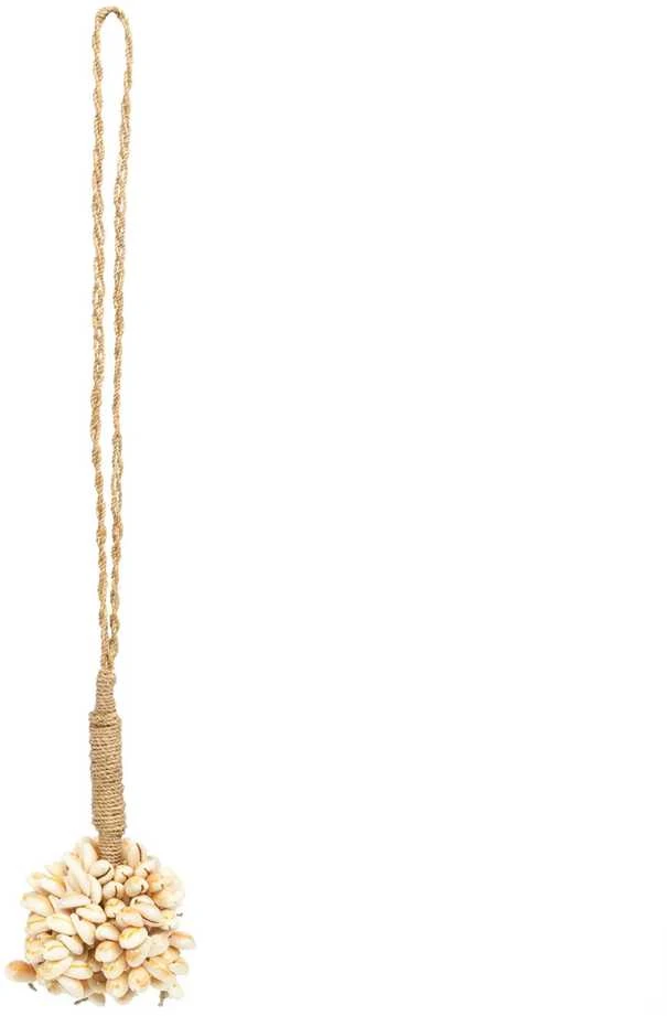 Bazaar Puokštė, vanilės spalvos frančių pomponas, 0,1x0,65x0,1 m, natūralus