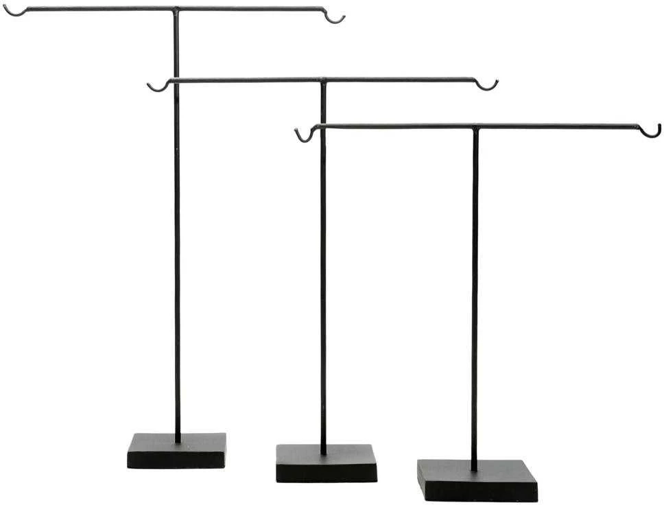 Bazaar Raktažodžių laikikliai, metaliniai, 0,1x0,35x0,35 m, sidabro spalvos